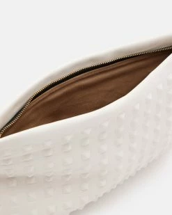 Discount 👏 Bettina Leather Studded Clutch Bag Black 👍 -Tailoring Sales WR532X 7484 3