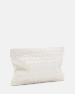 Discount 👏 Bettina Leather Studded Clutch Bag Black 👍 -Tailoring Sales WR532X 7484 4