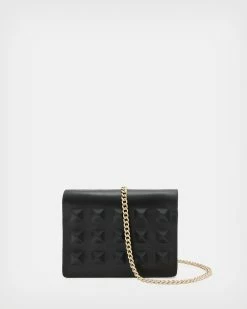 Brand new 😀 Honore Leather Studded Cardholder Black 🎁