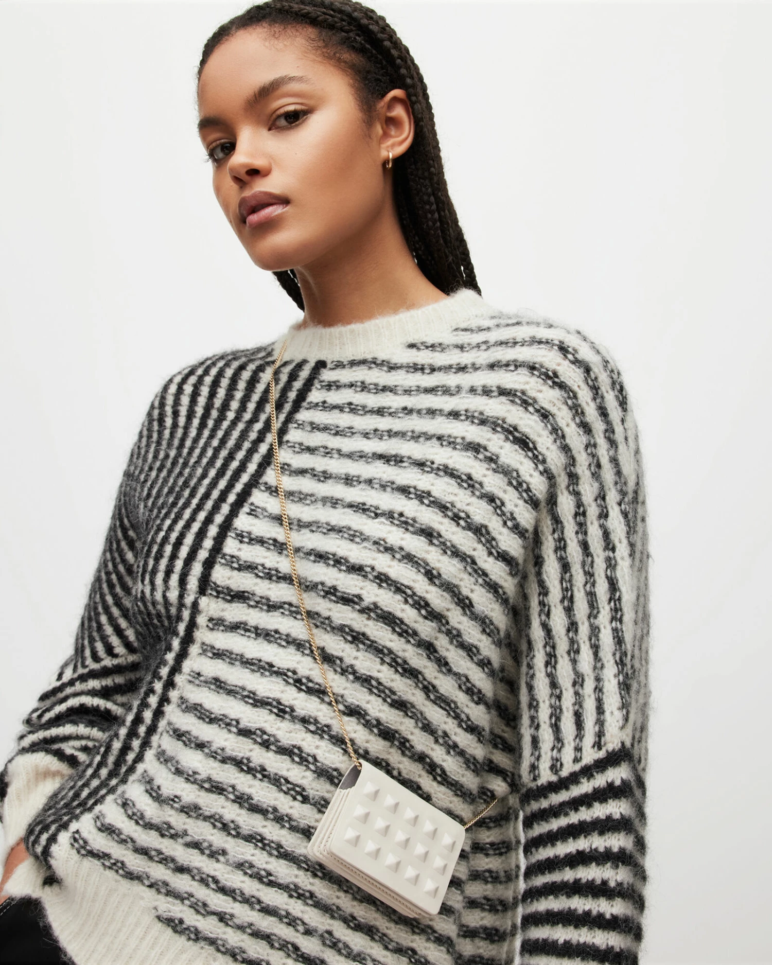 Cheap 😉 Honore Leather Studded Cardholder Black 😀 4 Cheap 😉 Honore Leather Studded Cardholder Black 😀 - Image 2