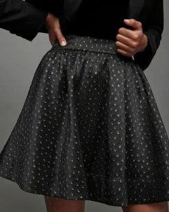 Best Pirce 🛒 Aimsie 👗 Skirt BLACK/GOLD 👏 -Tailoring Sales WS017X 5108 3 1