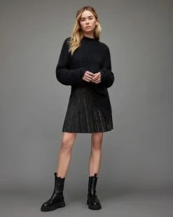 Top 10 ⌛ Phia Snake Mini 👗 Skirt Black 🔔