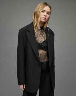 Best deal ❤️ Corin Oversized Blazer Black 🌟 -Tailoring Sales WT006Y 5 4