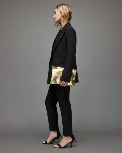 Discount 🧨 Maxine Mid-Rise Trousers Black 🌟 -Tailoring Sales WT008X 5 4