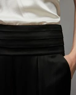 Brand new π Vanya High-Rise Wide Trousers Black π 9 Brand new π Vanya High-Rise Wide Trousers Black π -Tailoring Sales WT027X 5 3 1