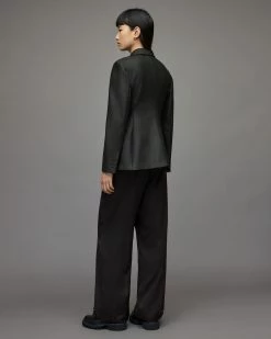 Brand new π Vanya High-Rise Wide Trousers Black π 11 Brand new π Vanya High-Rise Wide Trousers Black π -Tailoring Sales WT027X 5 5 1