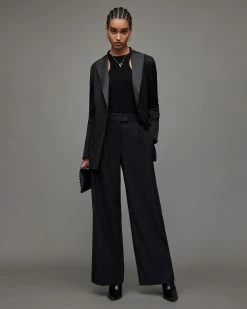 Brand new 😉 Sofia Satin Contrast Blazer Black ✨ -Tailoring Sales WT043X 5 3 1