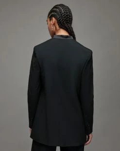 Brand new 😉 Sofia Satin Contrast Blazer Black ✨ -Tailoring Sales WT043X 5 4 1