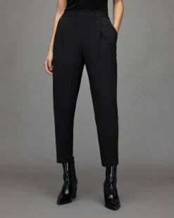 Cheapest 🤩 Aleida Jersey Trousers Black ❤️ -Tailoring Sales WT111V 5 5