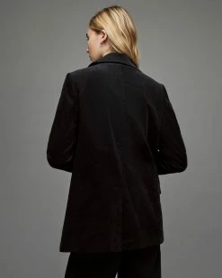 Promo ✔️ Adlai Corduroy Relaxed Blazer Black 🌟 -Tailoring Sales WT112V 5 6