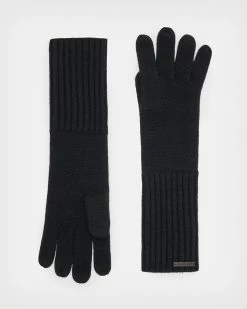 Buy 👏 Marcia Scarf, Gloves And Beanie Gift Set Black 💯 -Tailoring Sales WV653X 5 4