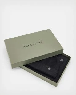 Outlet 😍 Logan Brushed Beanie And Scarf Gift Set Black 🌟 -Tailoring Sales WV655X 5 5