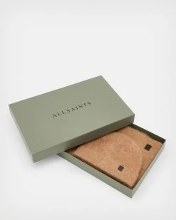 Best deal 🥰 Logan Brushed Beanie And Scarf Gift Set Basket Brown 🌟 -Tailoring Sales WV658X 7826 5