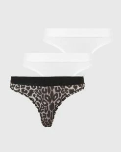 Buy ⭐ Betha Leppo Thong 3 Pack Grey/White ✔️