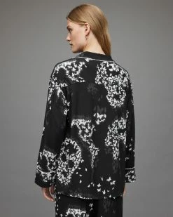 Promo ⭐ Safi Orsino Pyjama 👕 Shirt Black 🎁 -Tailoring Sales WX019X 5 5