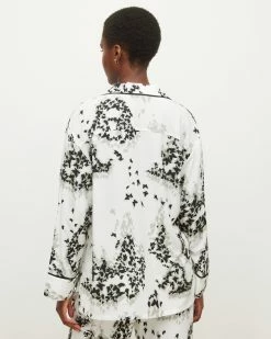 New 🤩 Safi Orsino Pyjama 👕 Shirt Ecru White 👏 -Tailoring Sales WX021X 4193 5