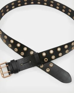 Brand new 🧨 Abigail Leather Belt Black 🧨 -Tailoring Sales WZ013T 5 3