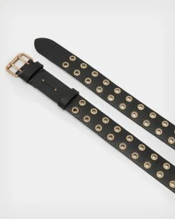 Brand new 🧨 Abigail Leather Belt Black 🧨 -Tailoring Sales WZ013T 5 4