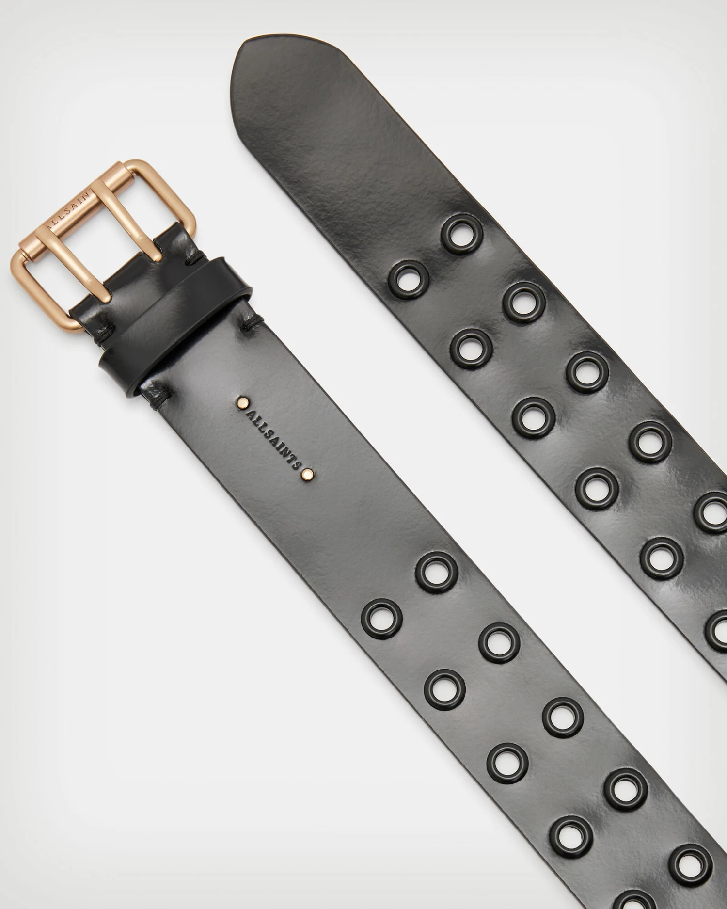 Hot Sale ✔️ Iryna Patent Leather Belt BLACK/MATTE/BRASS 🔥 5 Hot Sale ✔️ Iryna Patent Leather Belt BLACK/MATTE/BRASS 🔥 - Image 3